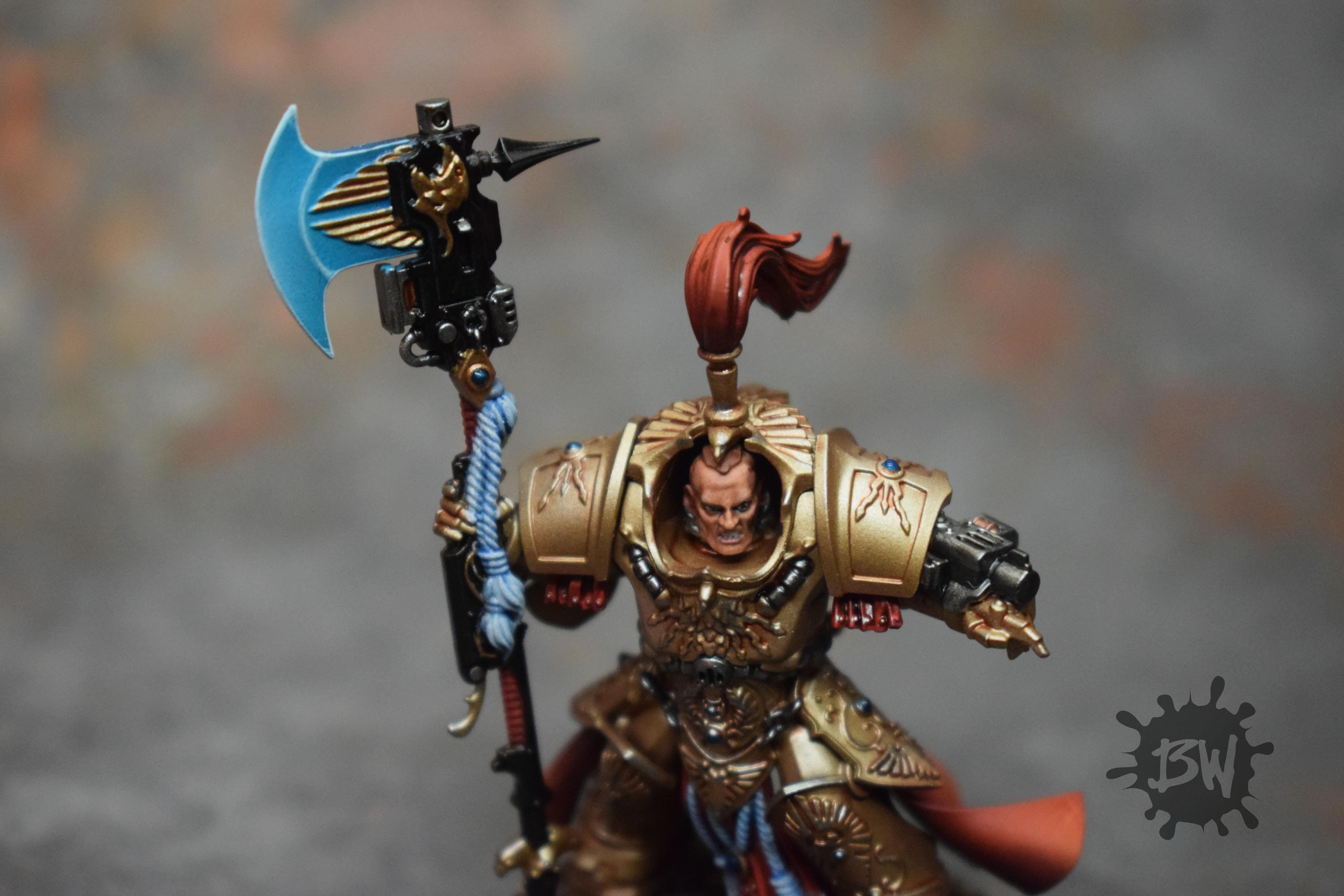Adeptus Custodes Army, Bw, Games Workshop, Shield-captain In